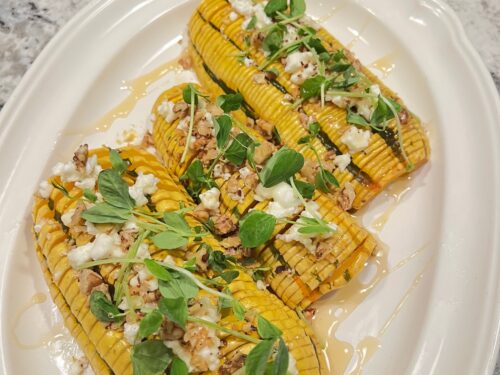 Hasselback Delicata Squash Recipe