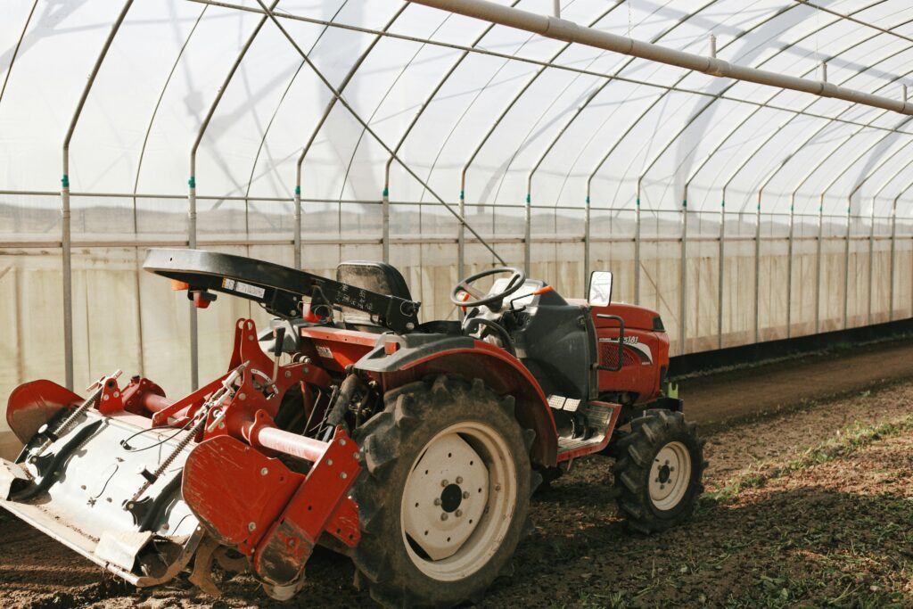 red tractor